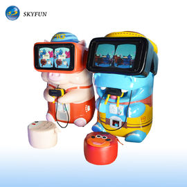 Máquina de juego de los niños VR del cerdo y del hipopótamo de Skyfun con aspecto lindo de la pantalla táctil