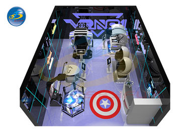 Sitio Game Center de la arcada del simulador del parque temático 9D VR de la realidad virtual de la pequeña empresa