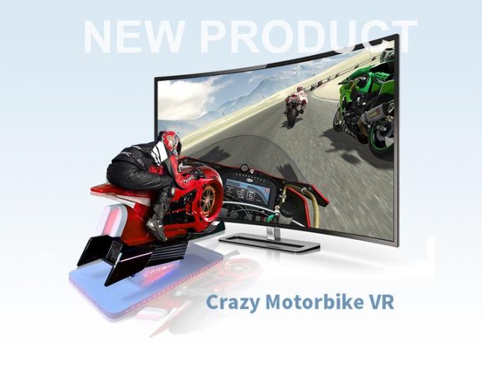 Alta tecnología de realidad virtual carrera de coches 4 ejes + simulador de carreras