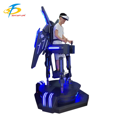 Simulador de vuelo VR – Experiencia de vuelo VR 9D inmersiva con vibración arriba-abajo, controles interactivos y efectos LED