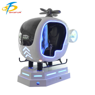 9D VR Simulador de vuelo de aviones Helicóptero interactivo y juego VR de aviones, movimiento de varios grados, control de joystick, experiencia VR de alta definición para arcades
