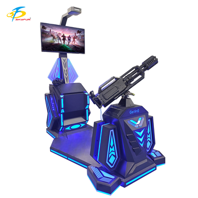 9D VR Gatling Shooting Simulator   HTC Vive VR Gun Game con pantalla LCD de 42 pulgadas, 5 juegos emocionantes