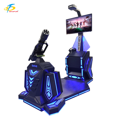9D VR Gatling Shooting Simulator   HTC Vive VR Gun Game con pantalla LCD de 42 pulgadas, 5 juegos emocionantes