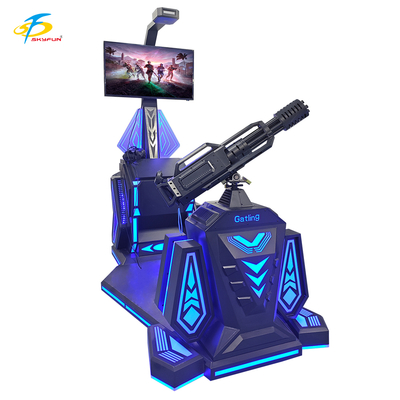 9D VR Gatling Shooting Simulator   HTC Vive VR Gun Game con pantalla LCD de 42 pulgadas, 5 juegos emocionantes