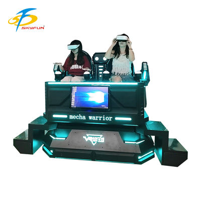 9D VR Mecha Warrior Simulator ️ Cine VR de doble asiento con movimiento dinámico, efectos especiales y combate inmersivo para Arcades VR y centros de juegos