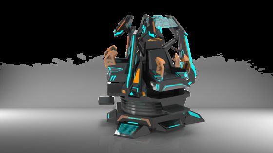 Fun Star Tower 3 Sits VR Cinema Simulator. Exclusivo diseño de movimiento 9-DOF, pantalla de 360 °, efectos especiales múltiples, gafas DPVR y paseo inmersivo para 3 jugadores.