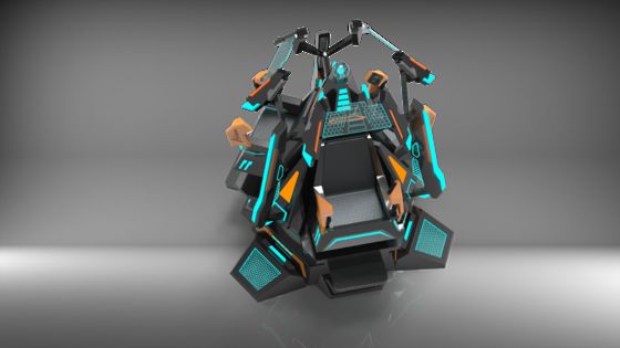 Fun Star Tower 3 Sits VR Cinema Simulator. Exclusivo diseño de movimiento 9-DOF, pantalla de 360 °, efectos especiales múltiples, gafas DPVR y paseo inmersivo para 3 jugadores.