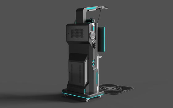 VR Sharing VR Shooting Simulator. ∙ Autoservicio operado por monedas, sistema Android, paseo de disparo VR de bajo costo, gafas de pistola Pico y monitor de 32 pulgadas