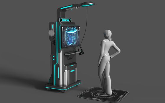 VR Sharing VR Shooting Simulator. ∙ Autoservicio operado por monedas, sistema Android, paseo de disparo VR de bajo costo, gafas de pistola Pico y monitor de 32 pulgadas