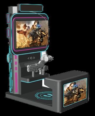 Simulador de Tiro VR Fun Flyer | Autopago con Monedas y QR, Tiro VR con Diseño de Asiento, Más de 10 Juegos, Gafas DPVR E3S y Monitor de 42 Pulgadas – Fabricante SKYFUN