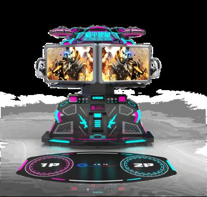 Plataforma Interactiva de Doble Etapa VR Peace Mission | Batallas VR Vinculadas, Más de 100 Juegos, Auriculares VR de Alta Resolución, Sonido Envolvente, Monitor de 42 Pulgadas – Fabricante SKYFUN