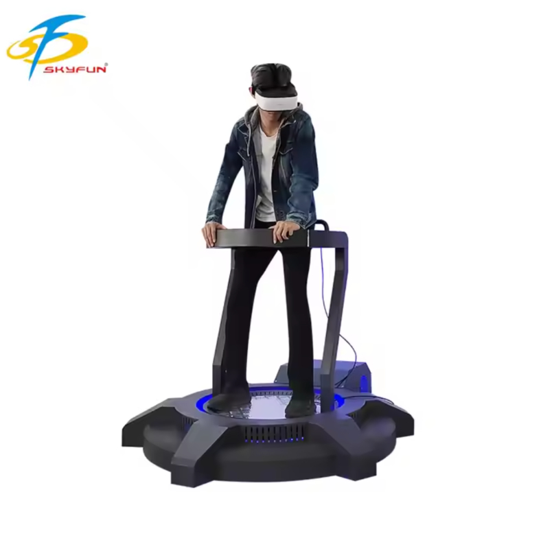 Máquina de agitación VR Simulador VR compacto con plataforma de vibración, pantalla táctil de 22 pulgadas, más de 100 videos VR