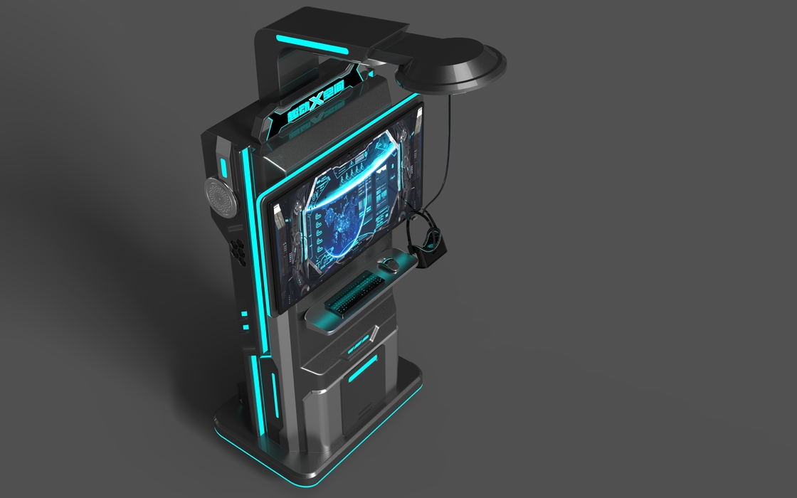 VR Sharing VR Shooting Simulator. ∙ Autoservicio operado por monedas, sistema Android, paseo de disparo VR de bajo costo, gafas de pistola Pico y monitor de 32 pulgadas