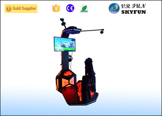 Máquina virtual aventurera de la batalla del simulador 9D del tiroteo de VR con las luces brillantes azules