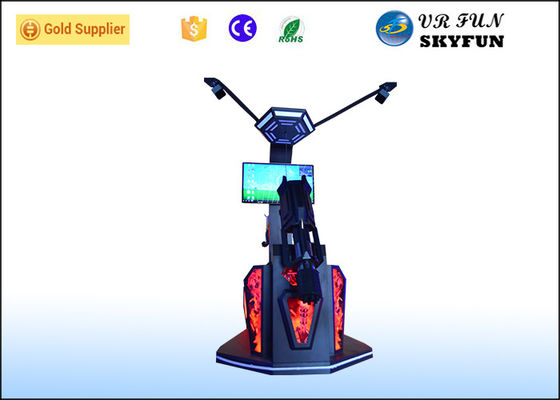 Simulador mental del tiroteo del diseño 9D VR del arma en Game Center con las luces azules