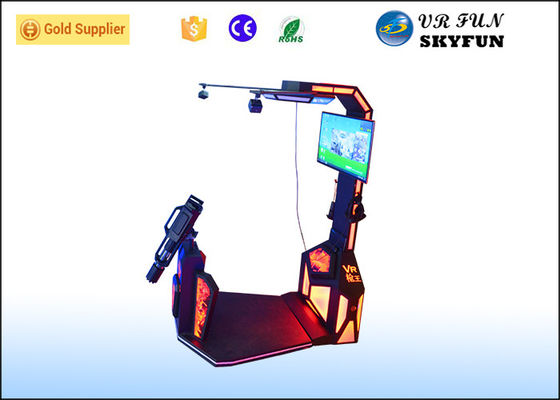 HTC negro/rojo Vive Flight Simulator, arma que tira el simulador virtual del juego