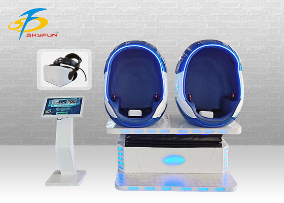 Máquina del cine de la vaina de Seat doble/solo VR con el regulador L200 * W90 * H185cm