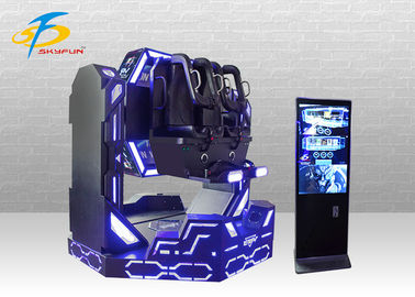 1080 color negro/azul del simulador de la rotación 9D VR del grado 12 meses de garantía