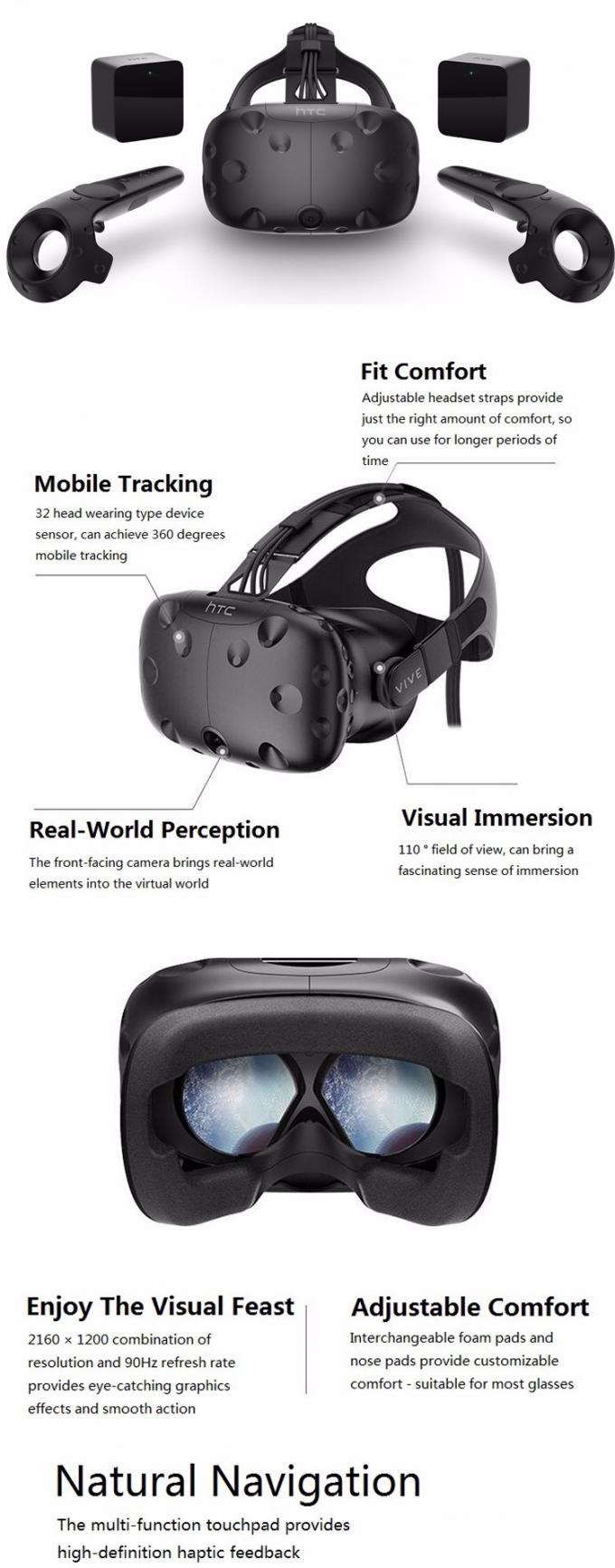 El espacio grande de juego de HTC de la máquina del vr de los vidrios 9d del simulador vive del vr libera para moverse