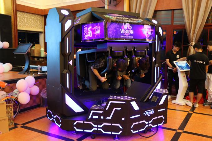 Cine fuerte de la cabina 9D VR + simulador de la realidad virtual para 2 asientos rotación de 1080 grados