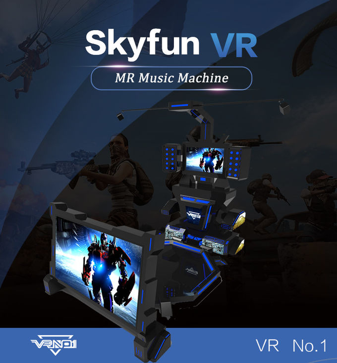 Simulador de Skyfun 9D VR del juego de arcada con el juego de la música 12 meses de garantía
