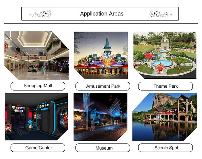 Diapositiva del equipo VR del parque de atracciones/cine dinámico de la realidad virtual 9D